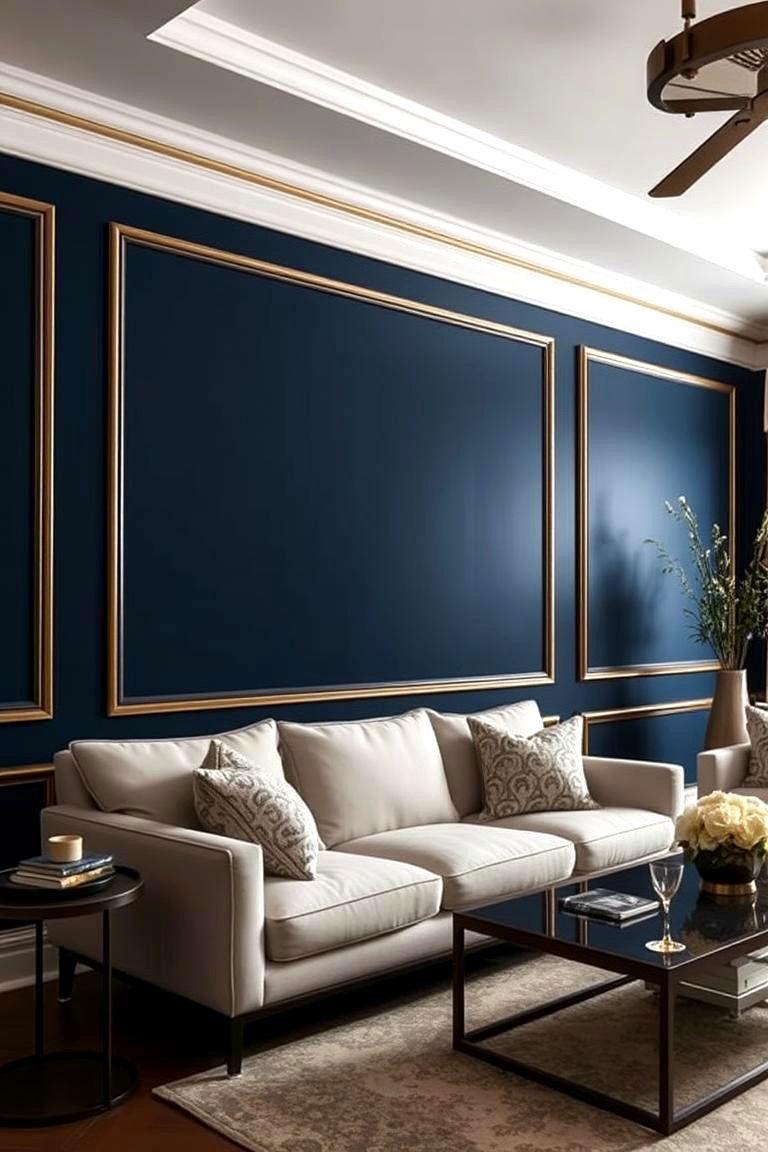 Bold Accent Walls - 27 1927s Living Room Design Ideas