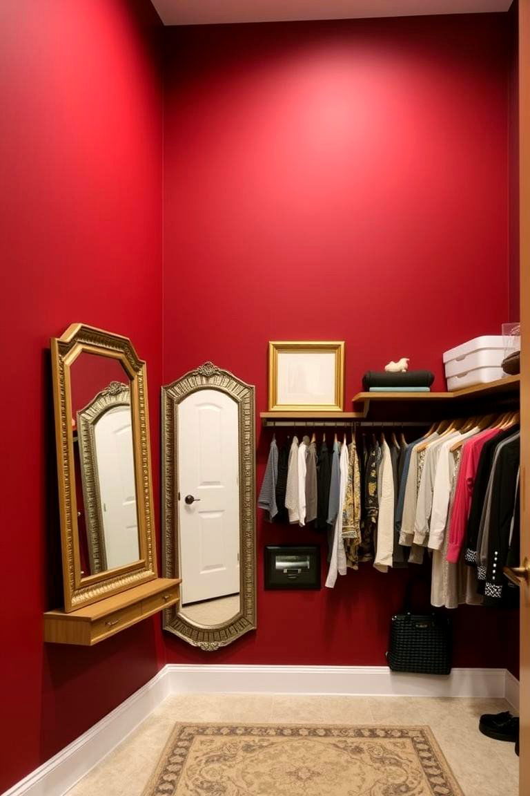 Bold Accent Walls - 24 Dressing Room Ideas