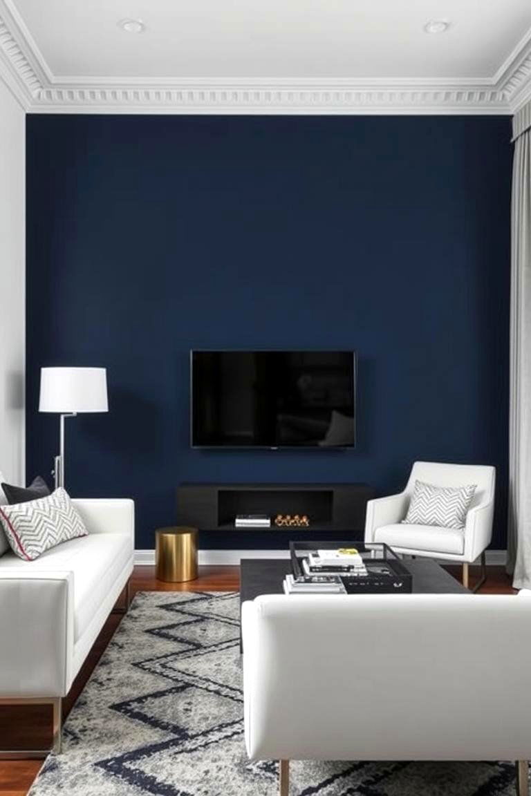 Bold Accent Walls - 24 Bachelor Room Ideas