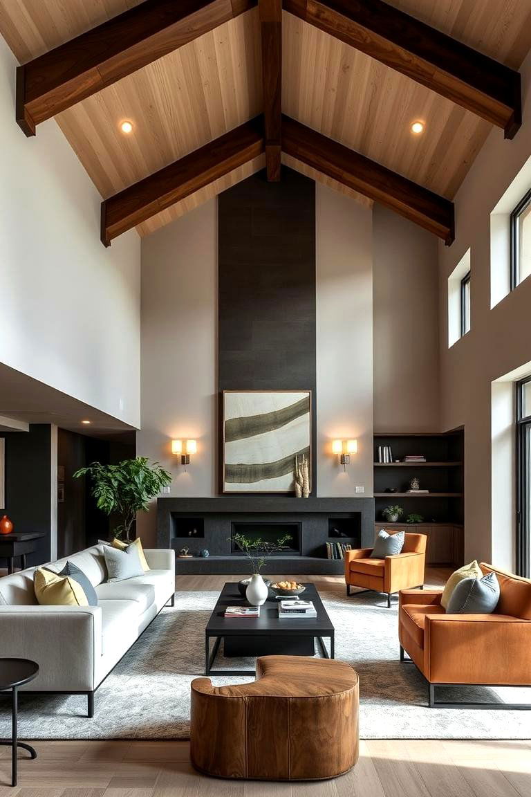 Bold Architectural Elements - 24 Pottery Barn Living Room Ideas
