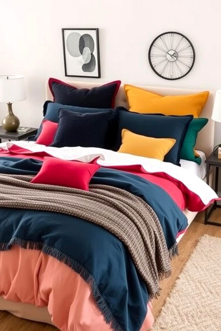 Bold Bedding Combinations - 24 Colorful Bedroom Ideas