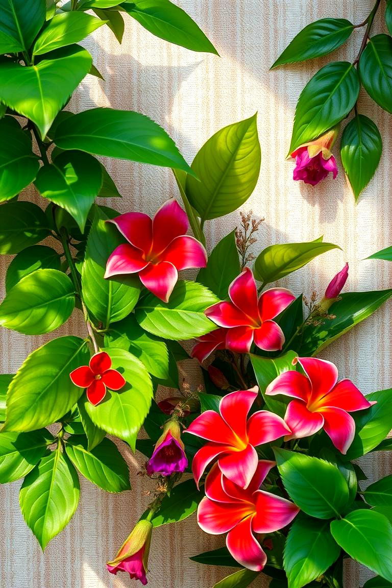 Bold Botanical Prints - 24 Closet Wallpaper Ideas