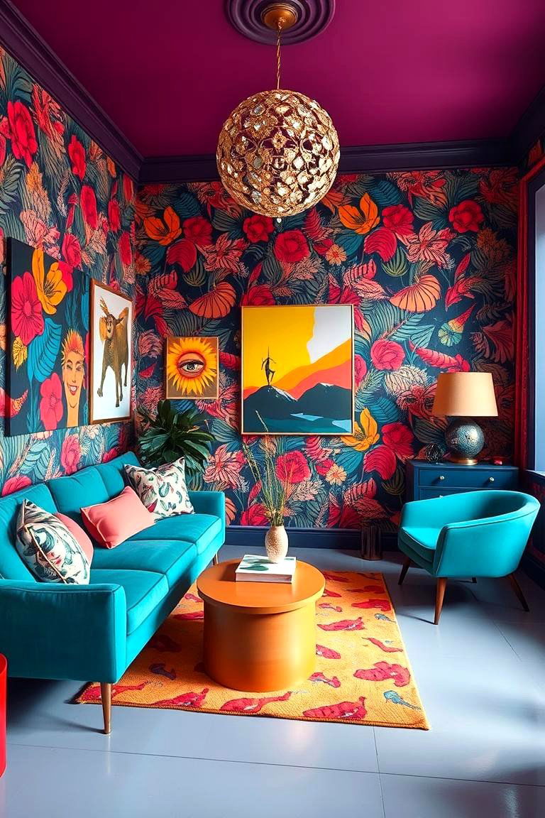 Bold Color Pop Room - 24 Indie Room Ideas