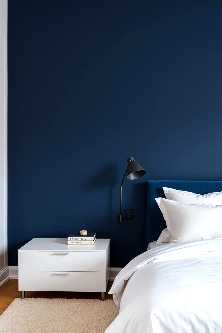 Bold Color Statement - 24 Bedroom Accent Wall Ideas
