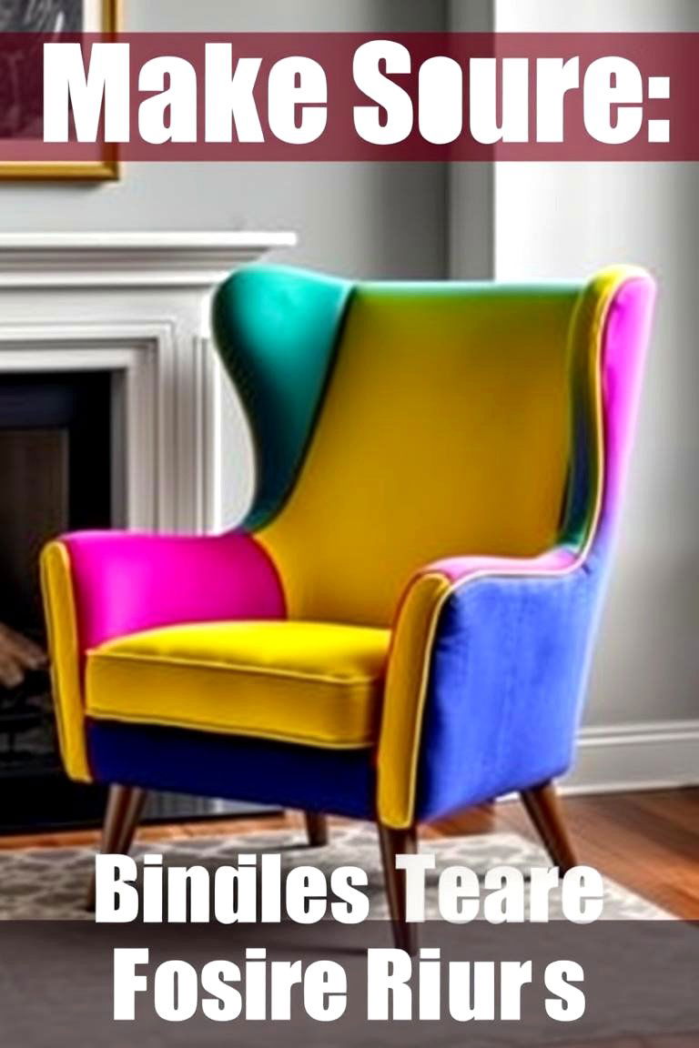 Bold Colored Accent Chair - 24 Chairs in Front of Fireplace Ideas