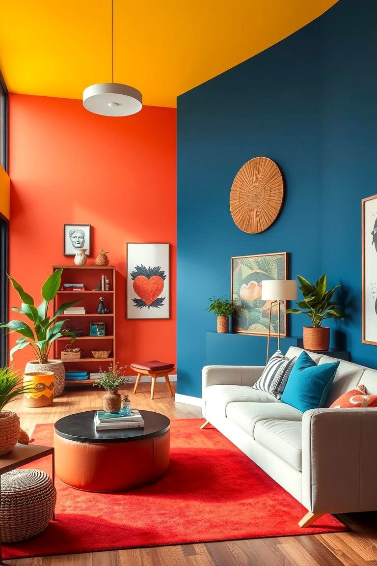 Bold Colorful Interiors - 24 California Room Design Ideas