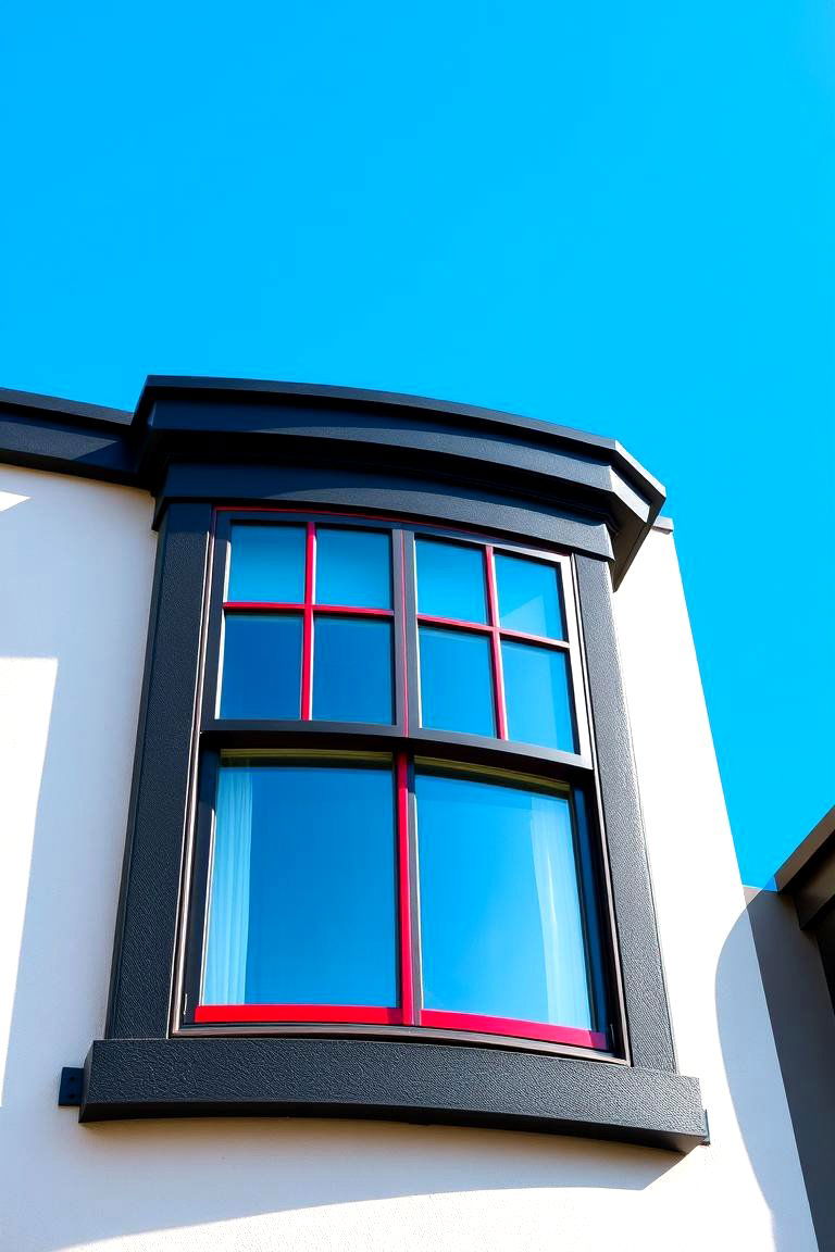 Bold Contrasting Trim Impact - 24 Exterior Window Trim Ideas