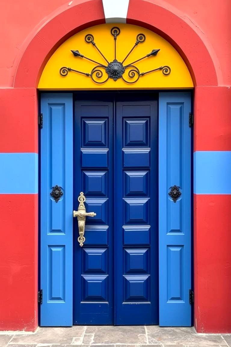 Bold Door Statement - 24 Mediterranean Front Door Ideas