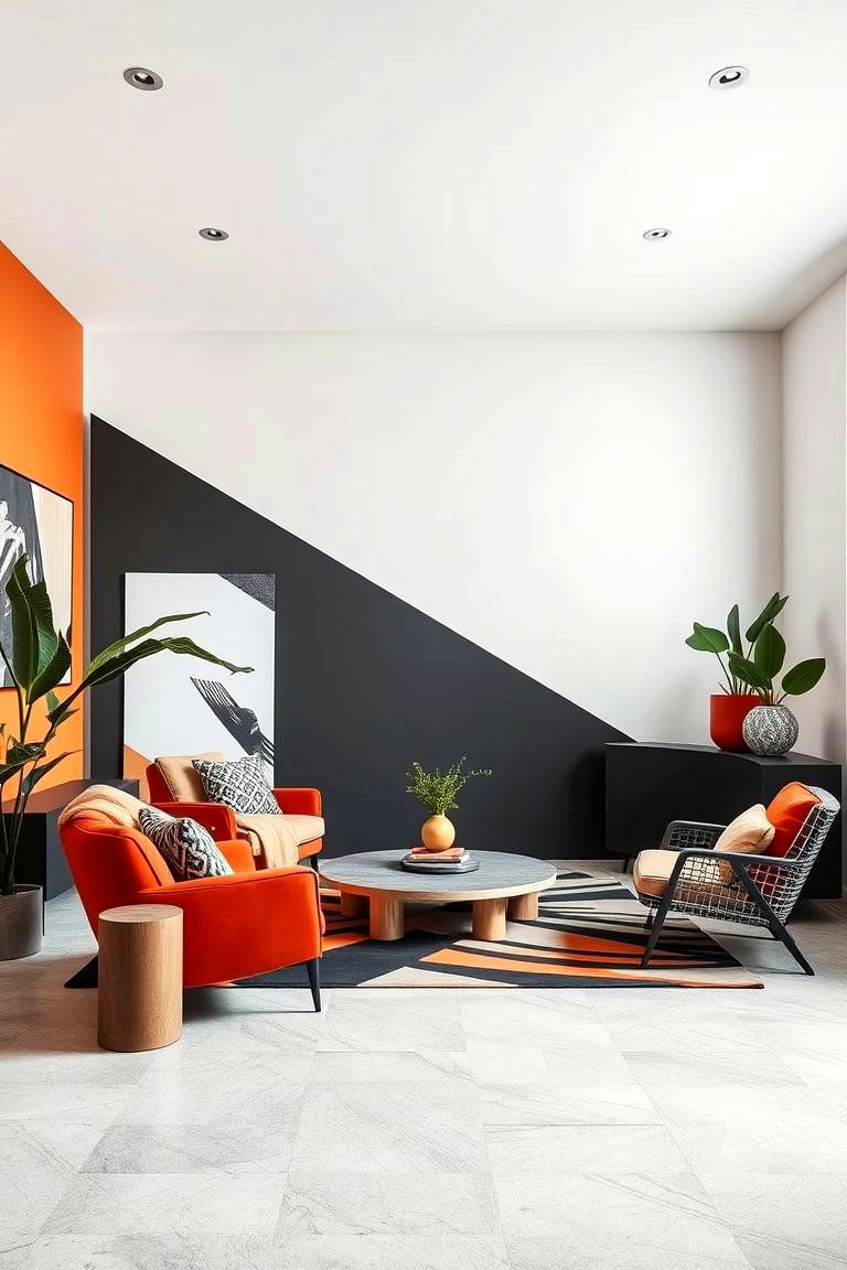 Bold Geometric Decor - 24 Bohemian Maximalist Decor Ideas