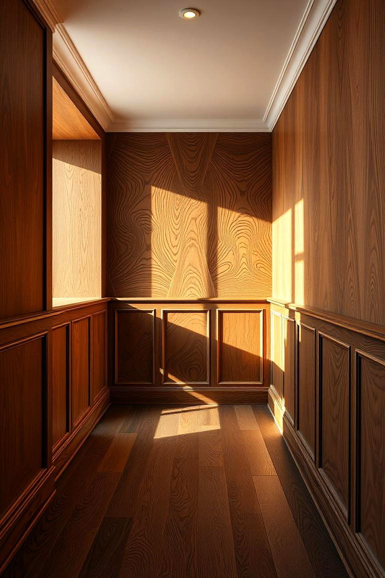 Bold Grain Contrasts - 24 Rustic Wainscoting Ideas