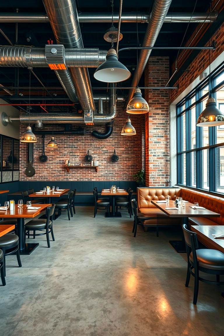 Bold Industrial Accents - 24 Casual Dining Room Ideas