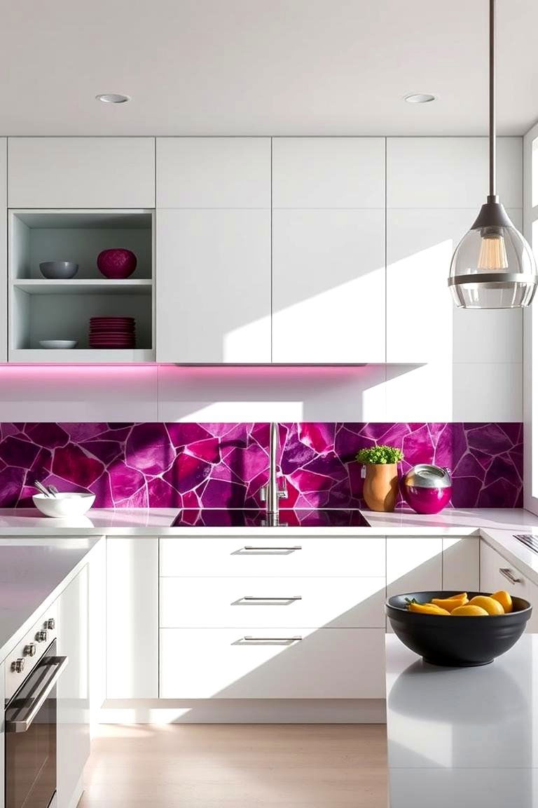 Bold Jewel Kitchen Accents - 24 Ways to Decorate With Jewel Tones