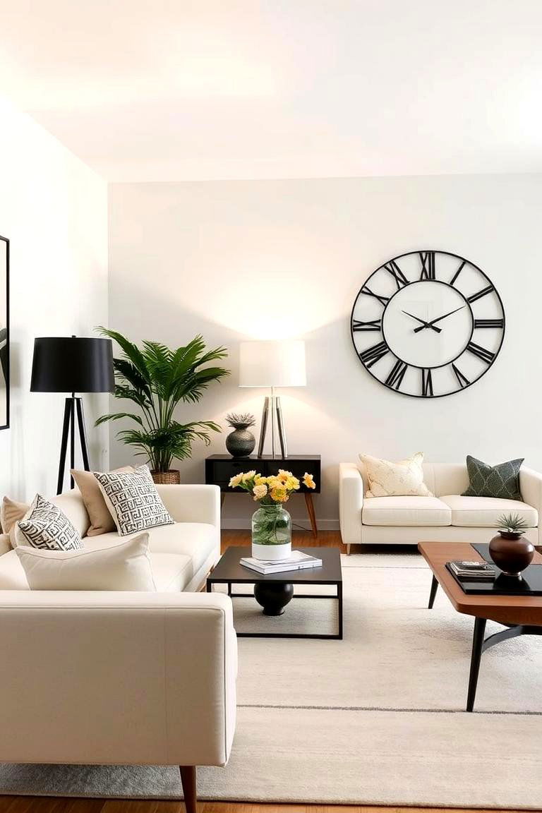 Bold Minimalist Accessories - 24 Scandinavian Living Room Ideas