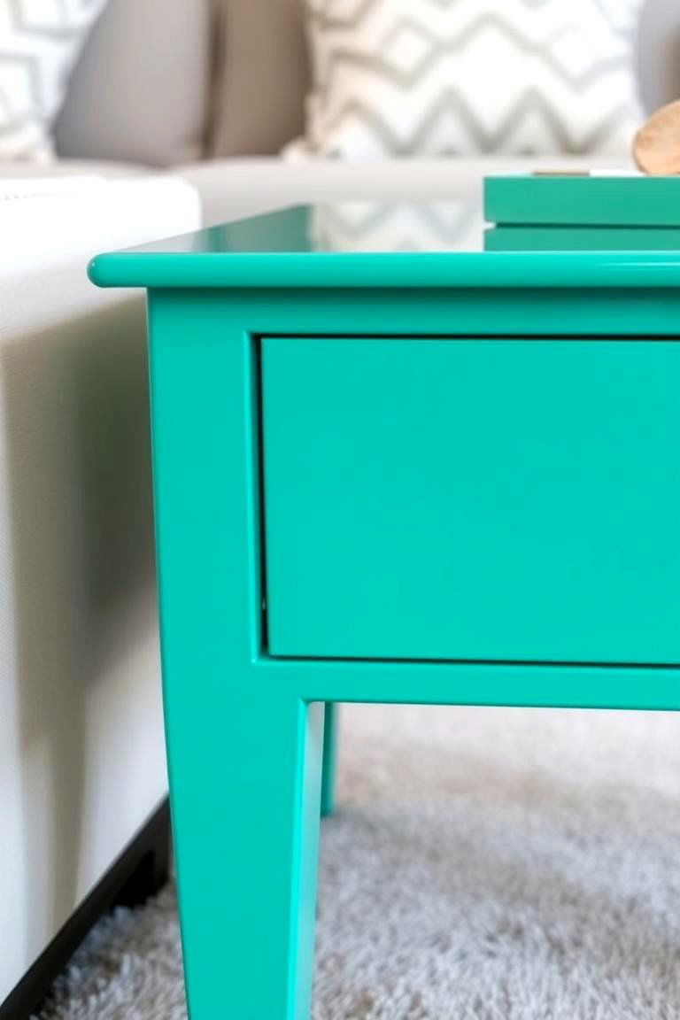 Bold Monochromatic Statement - 24 Painted Furniture Ideas