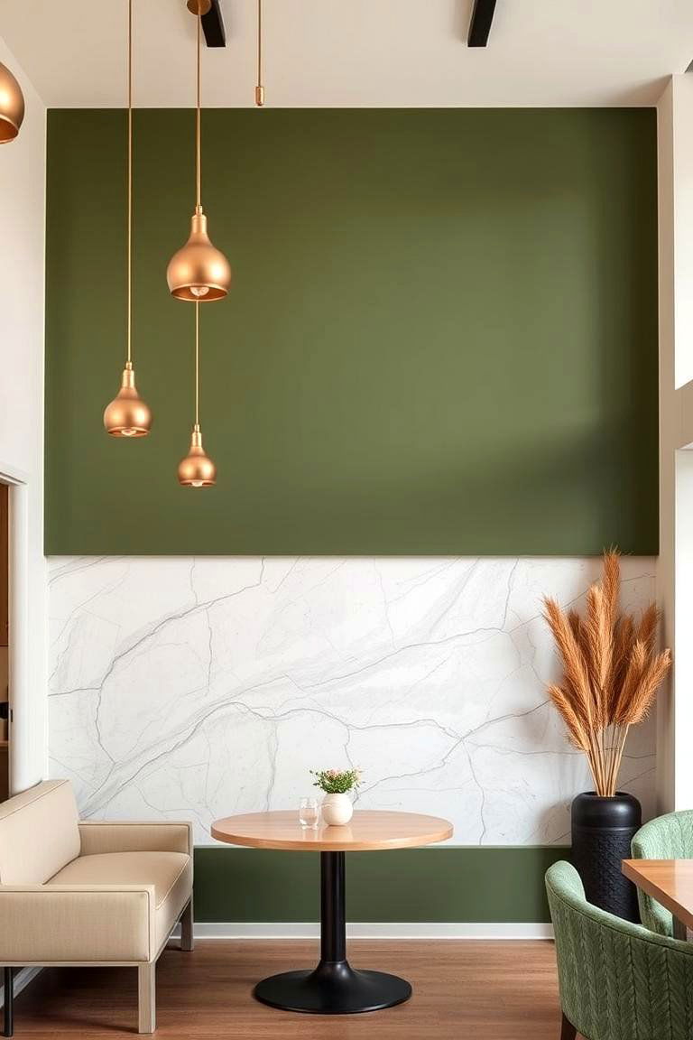 Bold Olive Elegance - 24 Olive Green Accent Wall Ideas