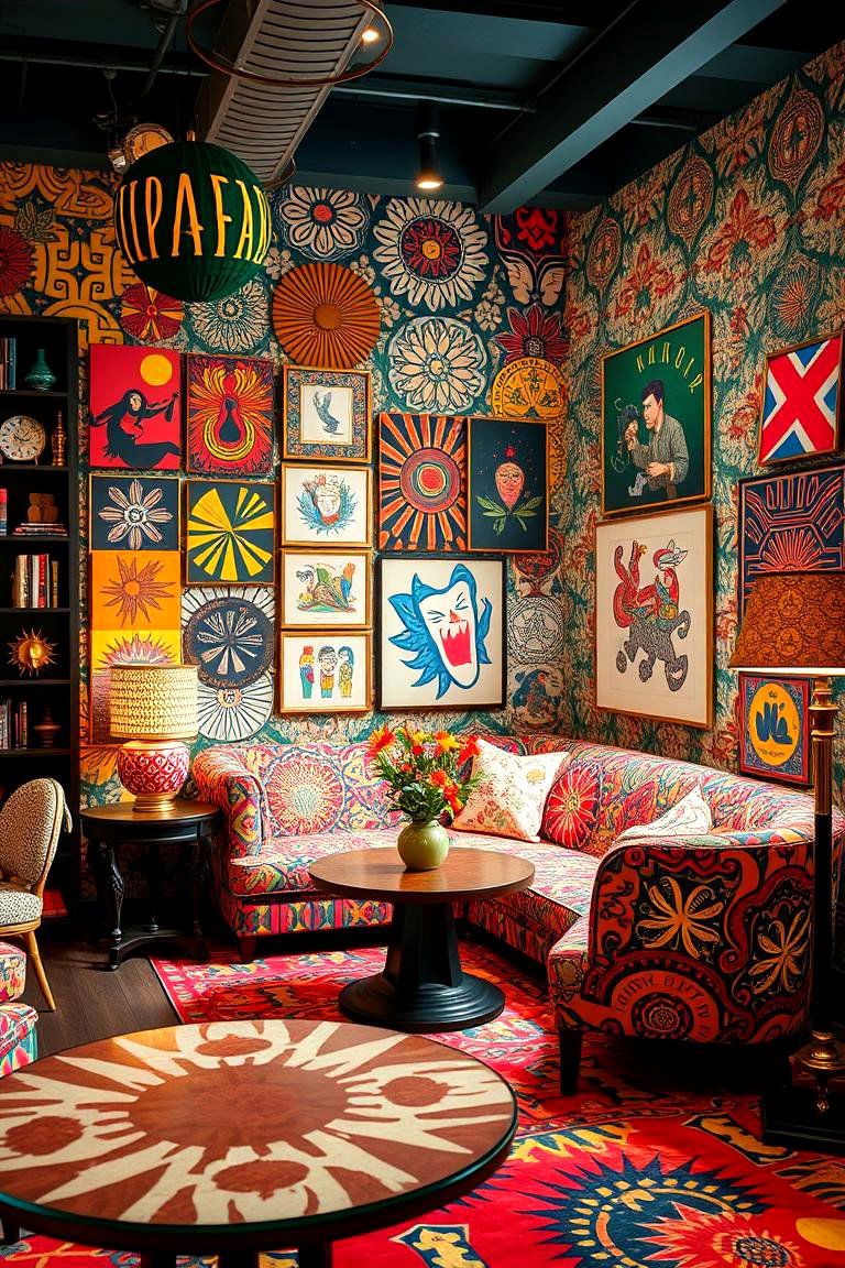 Bold Patterned Decor - 24 Mexican Bedroom Ideas