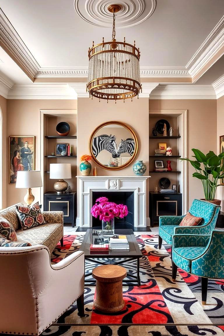 Bold Patterns and Sophisticated Accents - 24 Blair Waldorf Bedroom