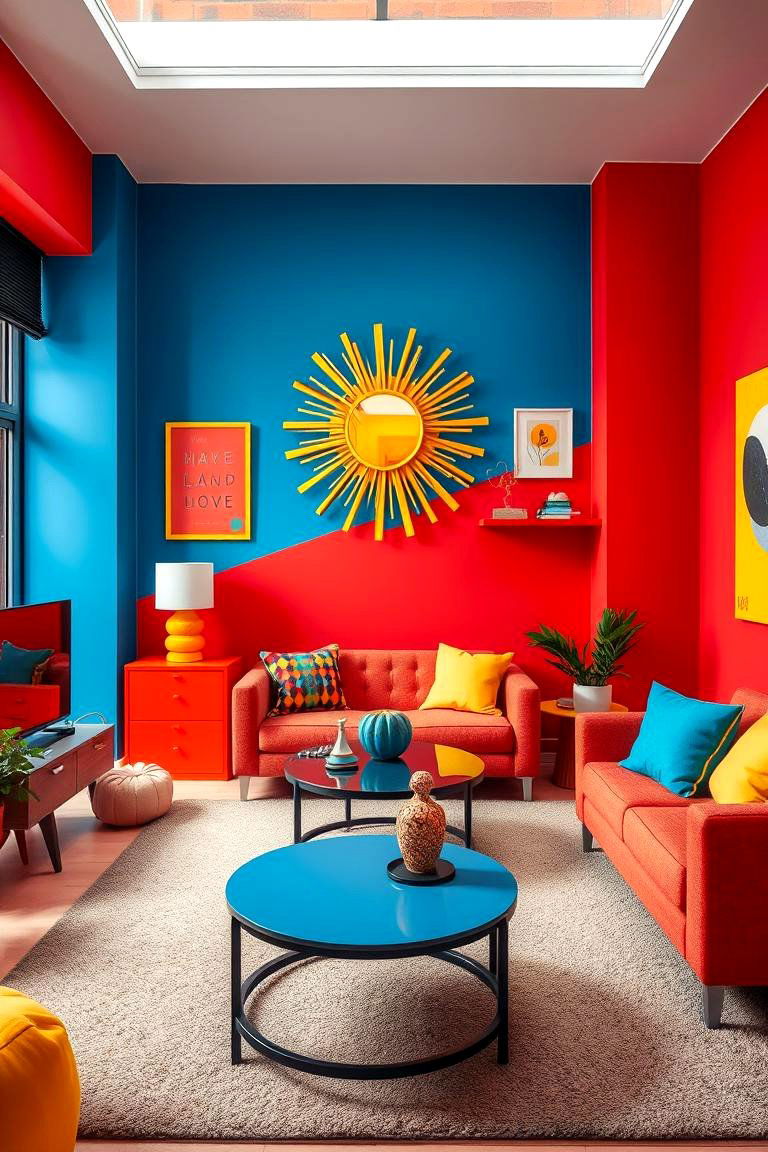 Bold Primary Color Splash - 24 Boys Room Paint Ideas