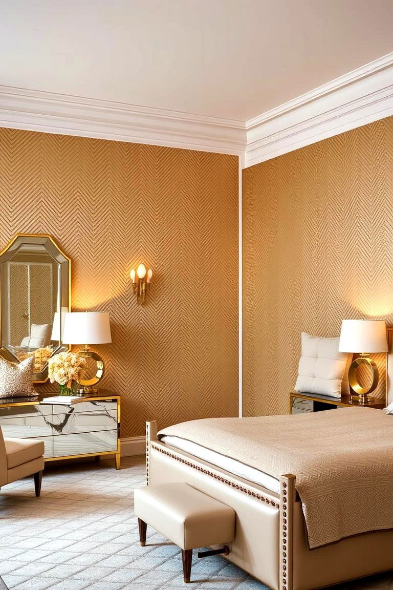 Bold Rich Color Palette - 24 Art Deco Bedroom Ideas