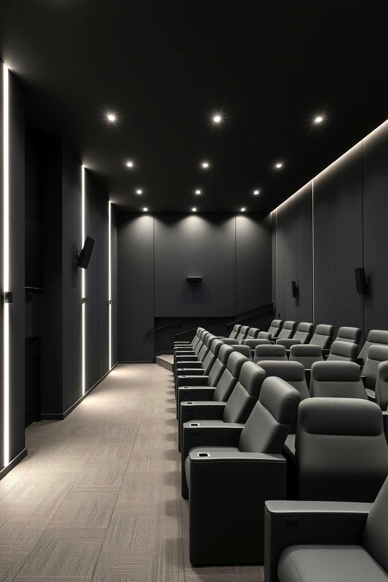 Bold Slate Gray - 24 Home Theater Paint Colors