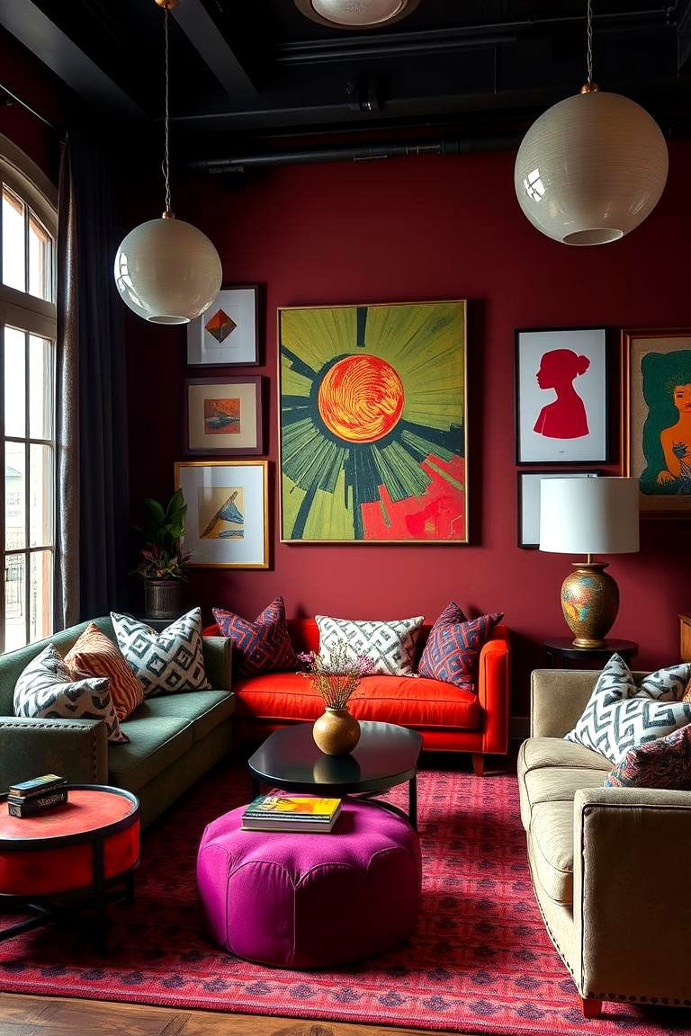 Bold Statement Accented Room - 24 Bedroom Ideas for Women