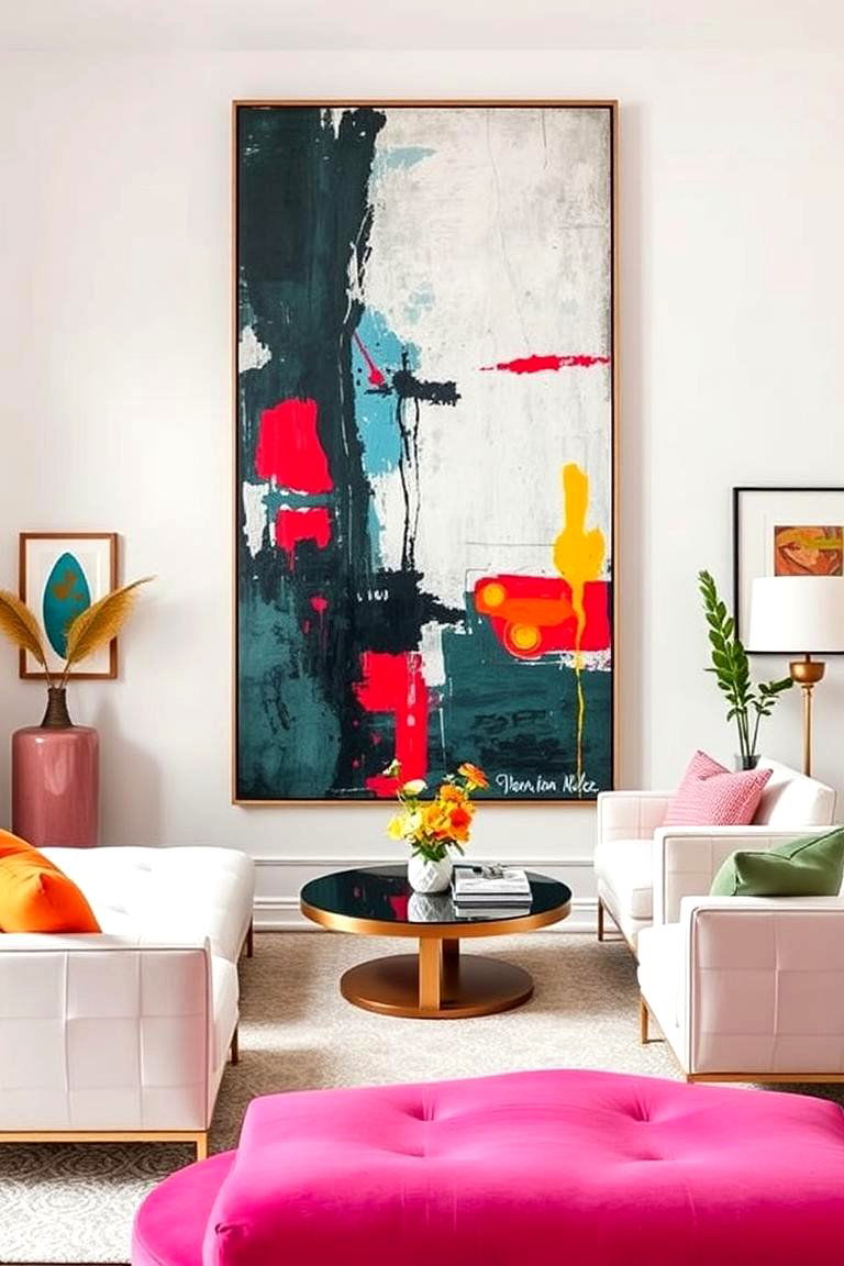 Bold Statement Art Room - 24 Aesthetic Room Ideas