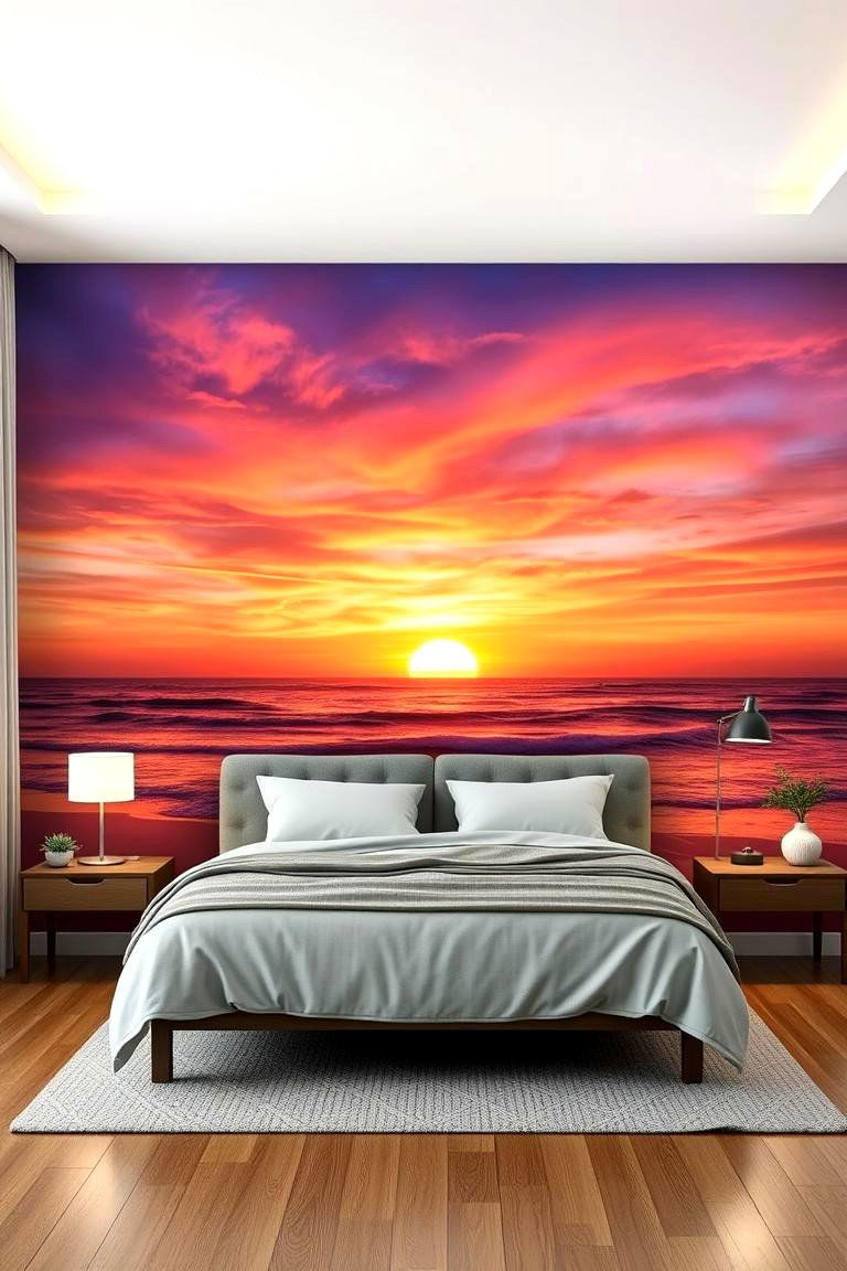 Bold Wall Murals - 24 80s Bedroom Ideas