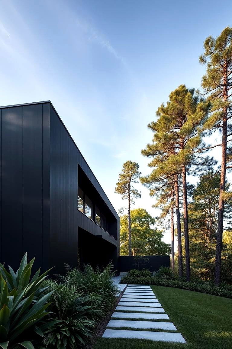 Bold and Minimalistic Designs - 24 Modern Black Houses