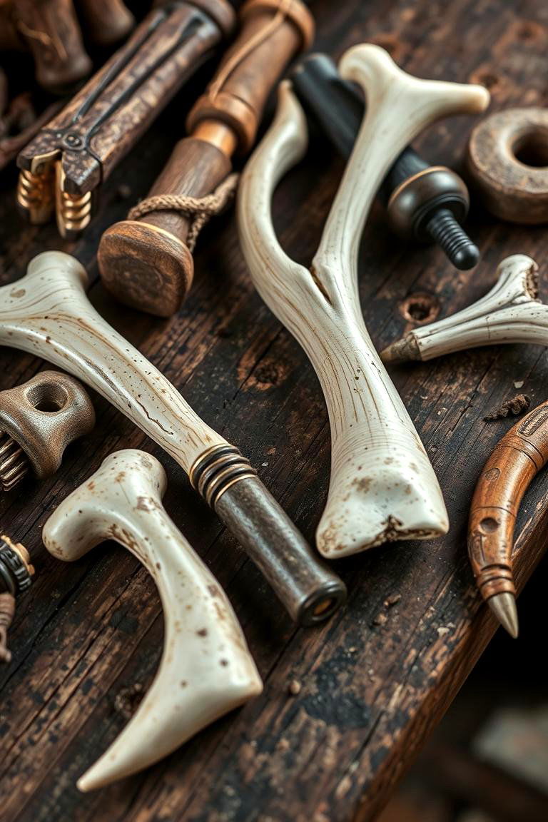 Bone and Antler Tools - 24 Primitive Kitchen Ideas