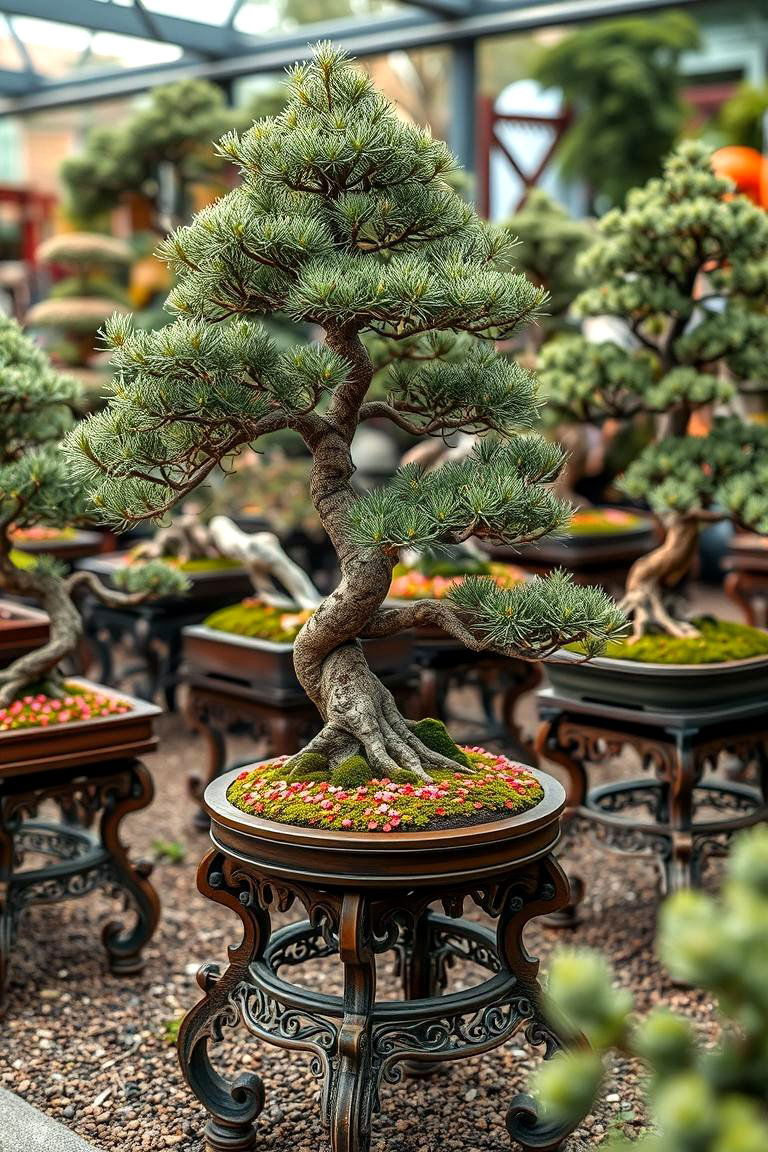 Bonsai Display Garden - 24 Japanese Garden Ideas