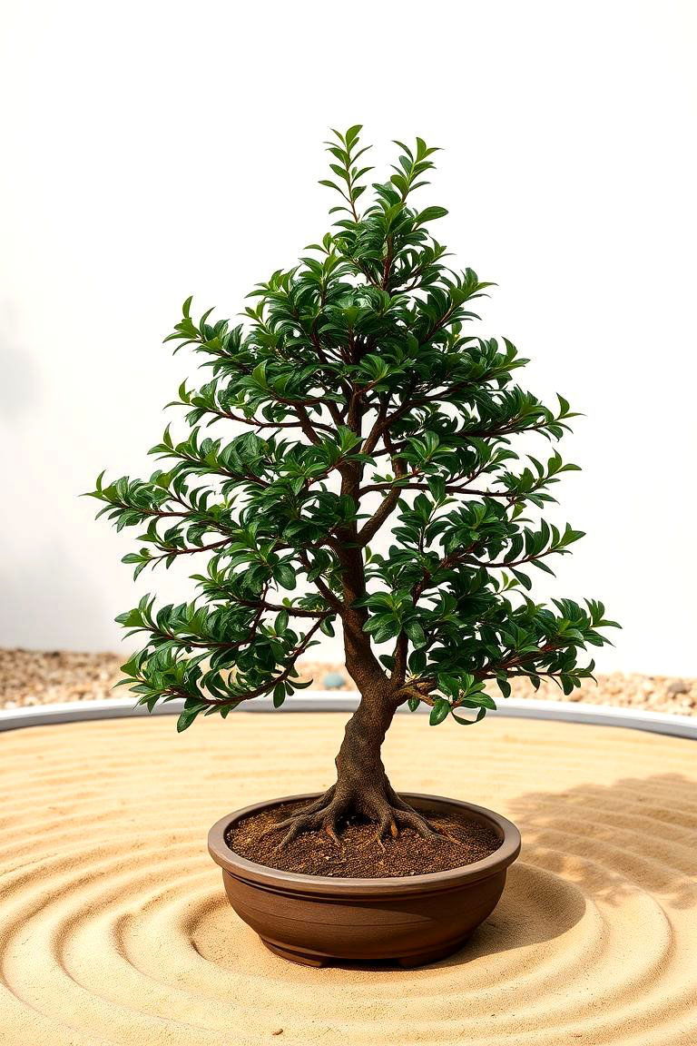 Bonsai Tree Focal Point - 24 Zen Garden Ideas