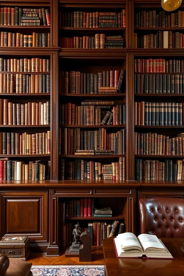 Book Lovers Haven - 24 Home Office Background Ideas
