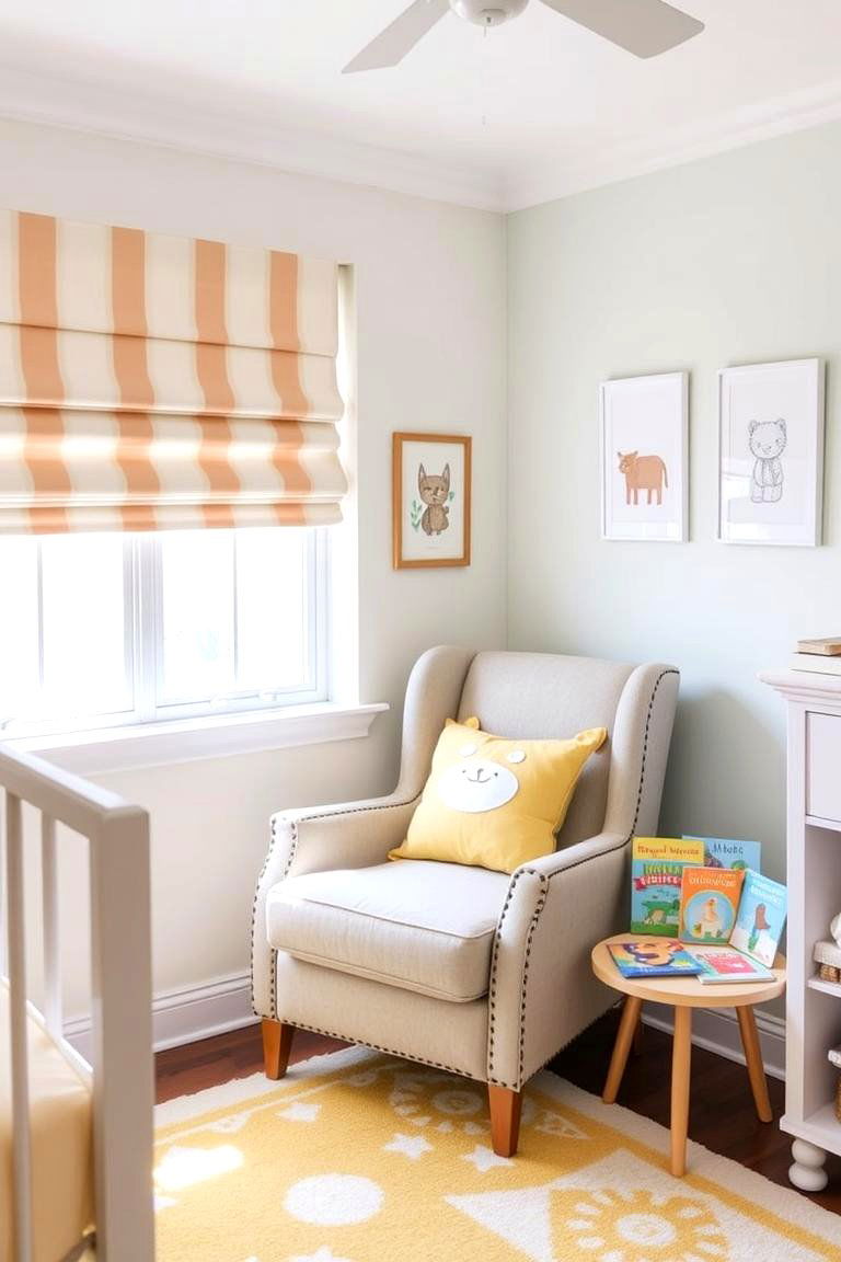 Book Nook with Cozy Pillows - 24 Whimsical Nursery Ideas