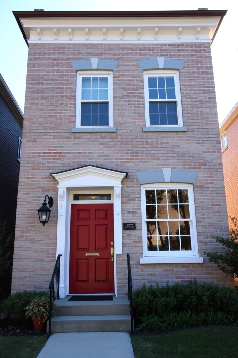Boosting Curb Appeal Instantly - 24 Painted Brick Houses