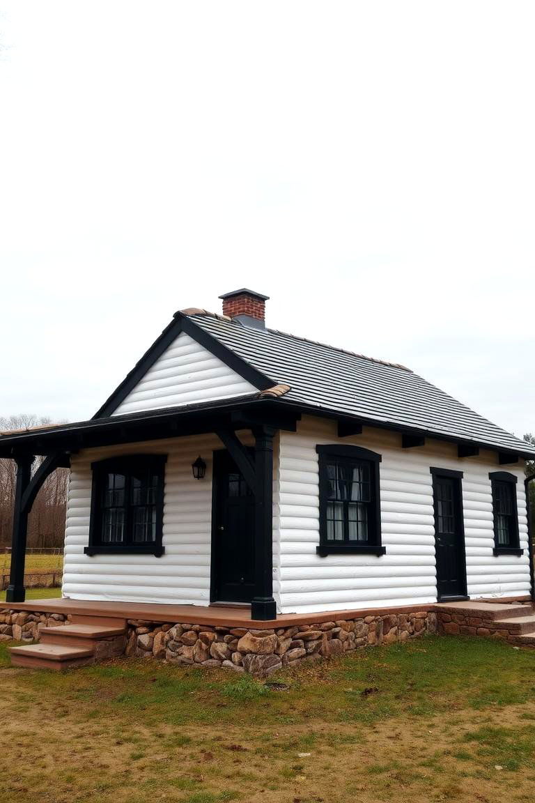 Boosting Resale Value - 24 single story white house black trim