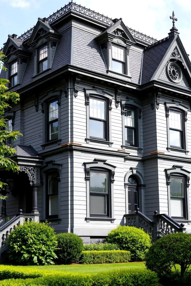 Boosting Resale Value - 24 Grey House With Black Trim