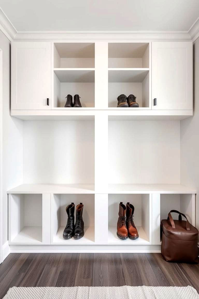 Boot Cubby Shelves - 24 Boot Storage Ideas