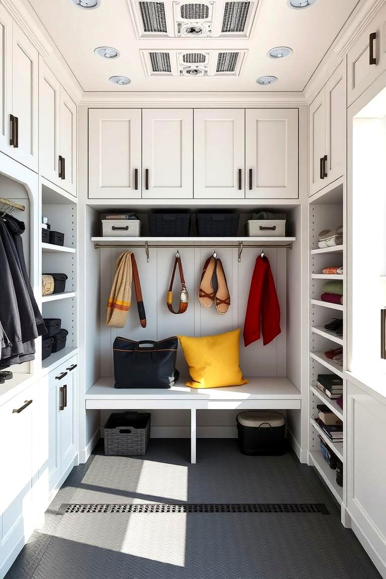 Boot Room with Built In Storage - 24 Boot Room Ideas