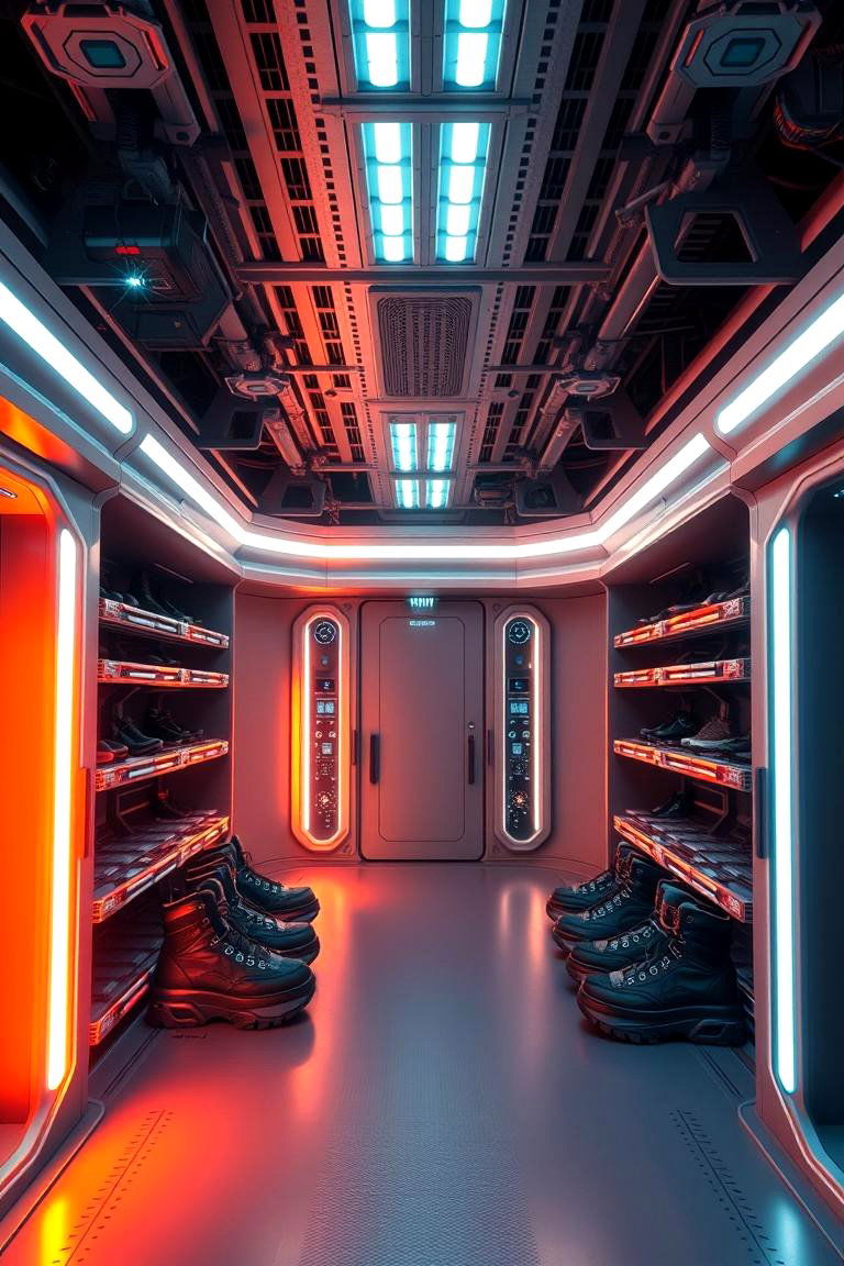Boot Room with High Tech Features - 24 Boot Room Ideas