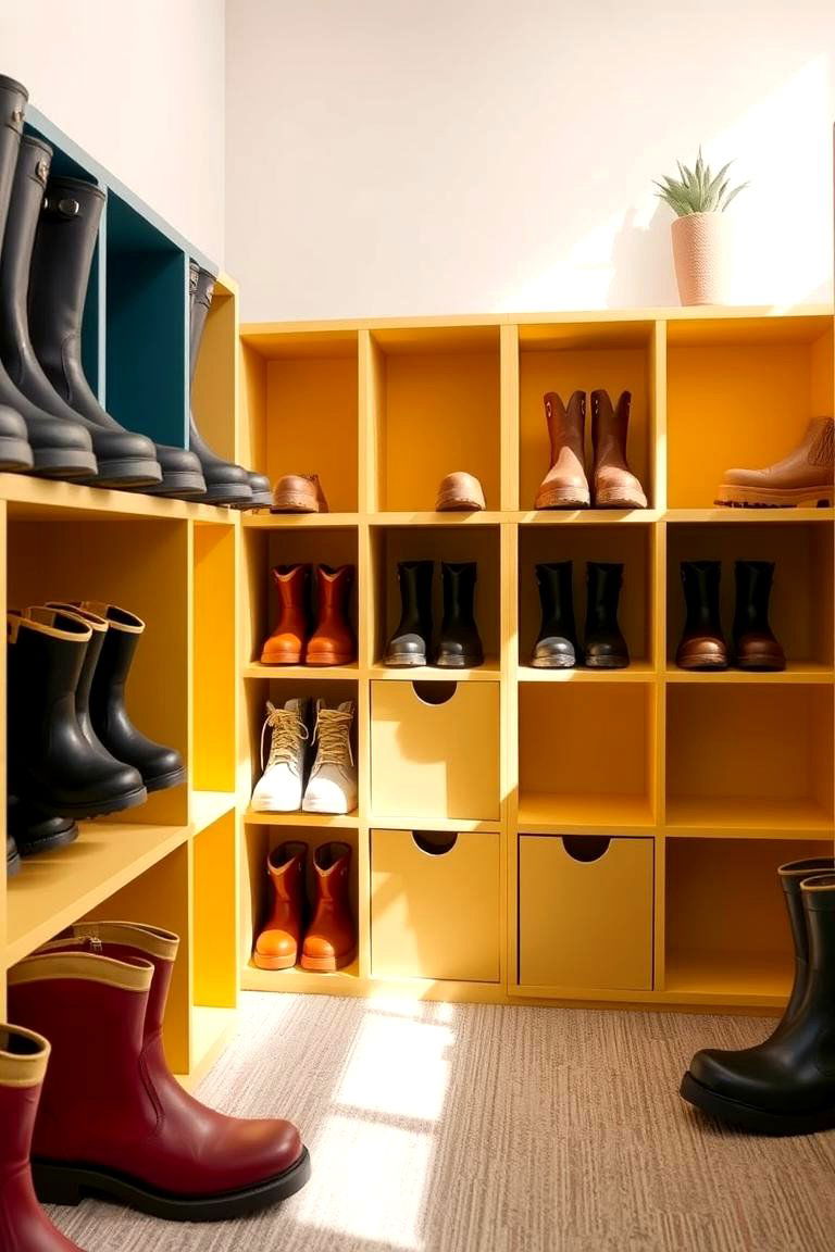 Boot Shaped Storage Bins - 24 Boot Storage Ideas