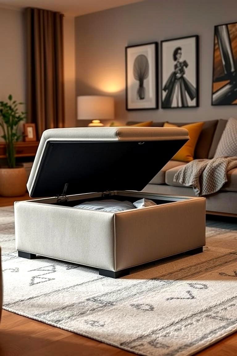 Boot Storage Ottomans - 24 Boot Storage Ideas