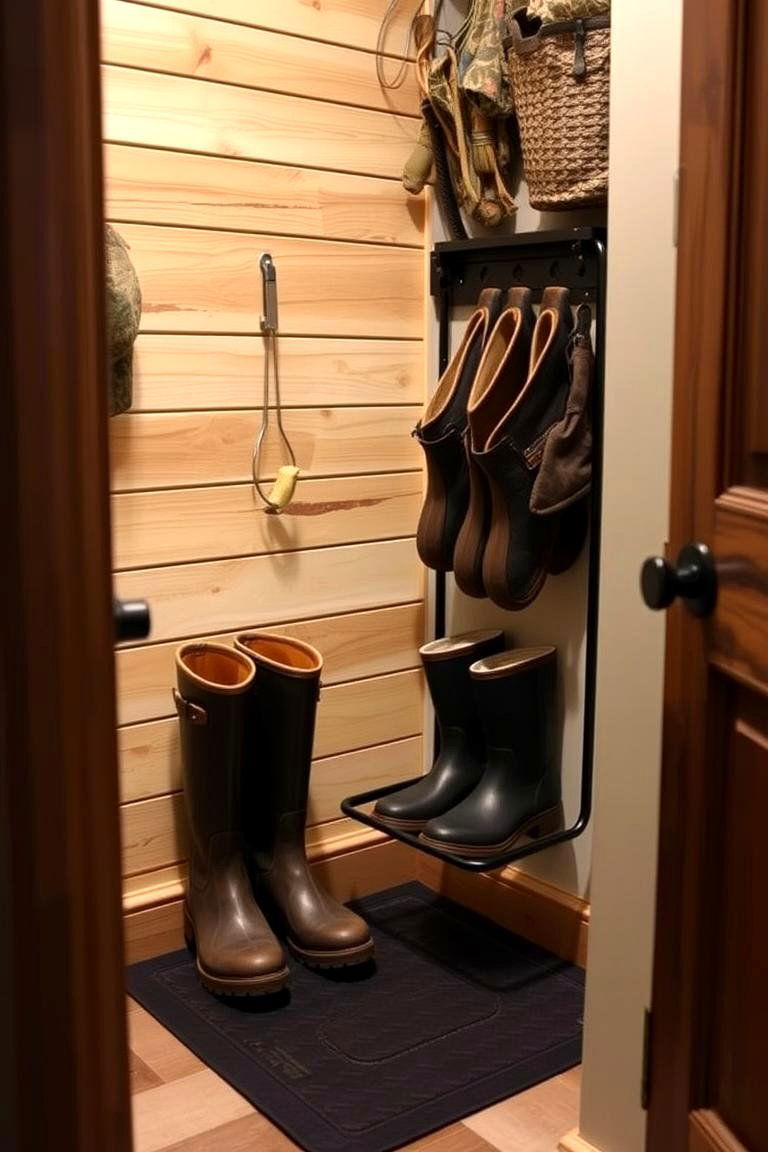 Boot and Wader Storage - 24 Hunting Room Ideas