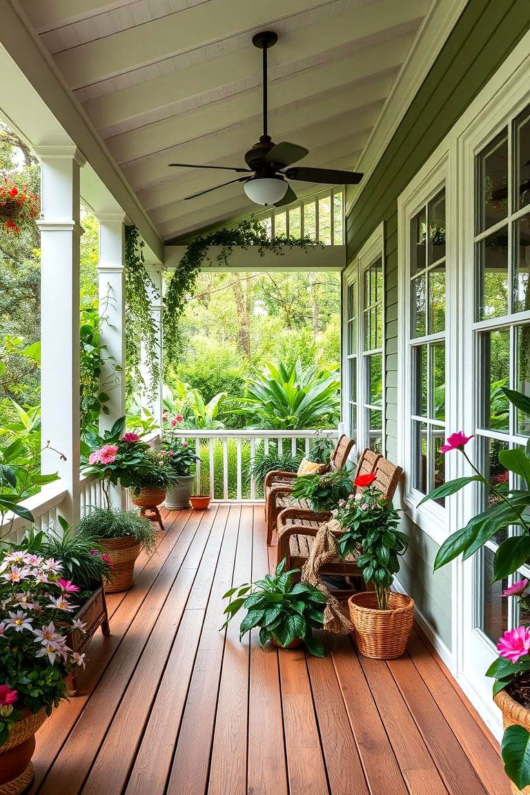 Botanical Garden Escape - 24 Three Season Porch Ideas