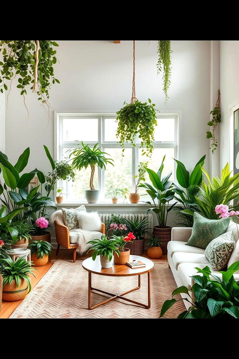 Botanical Maximalism - 24 Maximalist Living Room Design Ideas