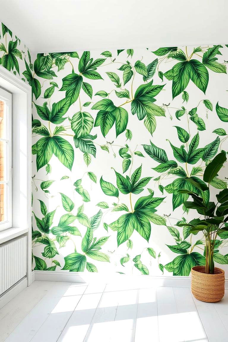Botanical Print Freshness - 24 Wallpaper Ideas