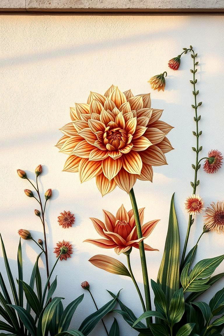 Botanical Wall Art - 24 Garden Art Ideas