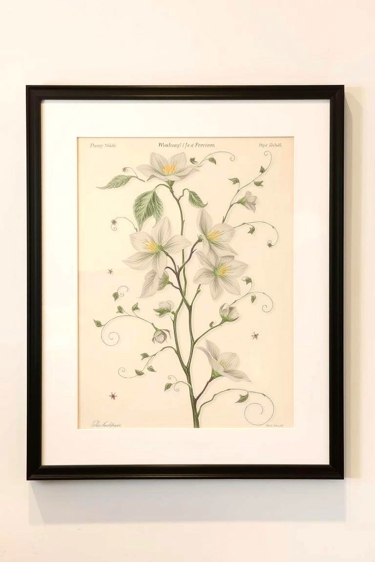 Botanical Wall Art - 24 Art Nouveau Interior Design Ideas