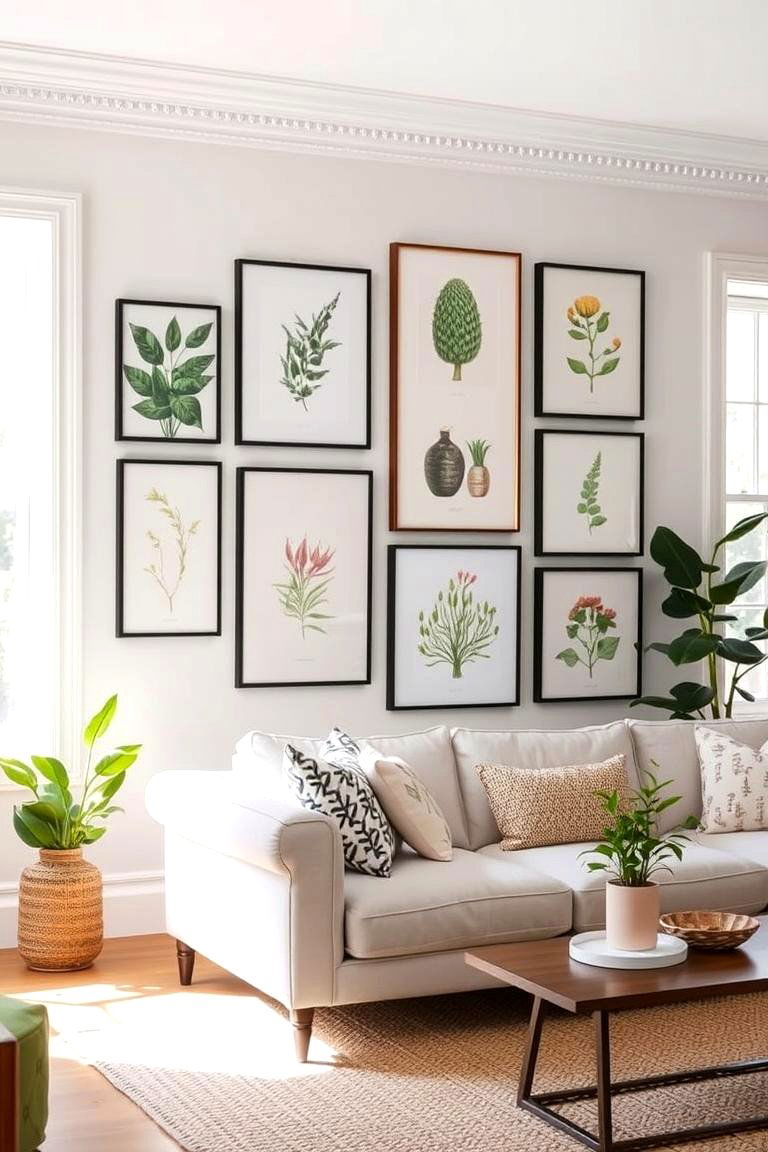 Botanical and Nature Inspired Artworks - 24 Gallery Wall Ideas