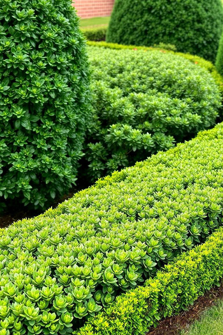 Boxwood Hedges - 24 Low Maintenance Garden Border Ideas