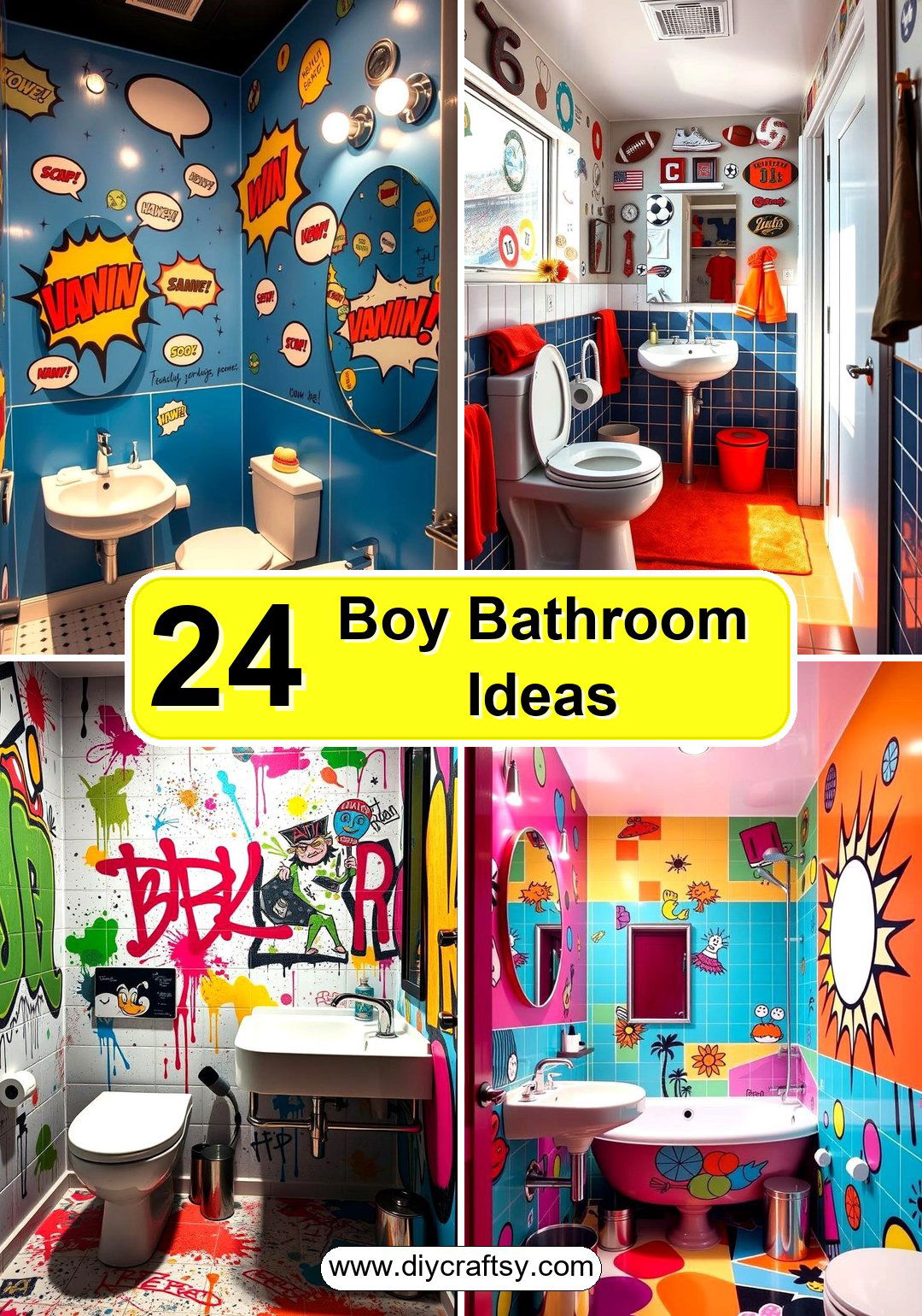 Boy Bathroom Ideas